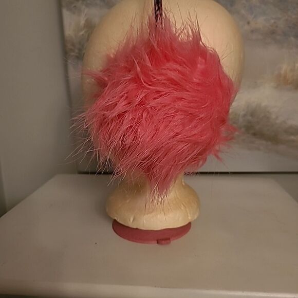 Pink Fuzzy Ear Muffs - Picture 4 of 5